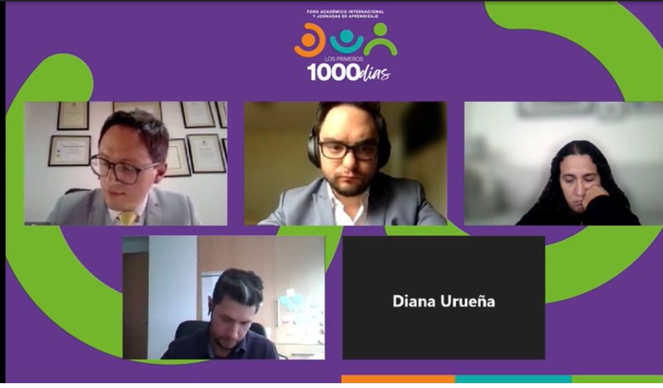 Los participantes en el foro virtual 1000 días.