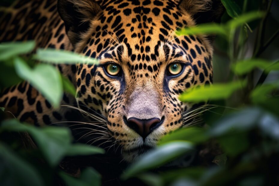 El jaguar, emblemático depredador de América del Sur, cautiva con su presencia magnífica, recordándonos la importancia de proteger nuestra biodiversidad. Foto: Freepik