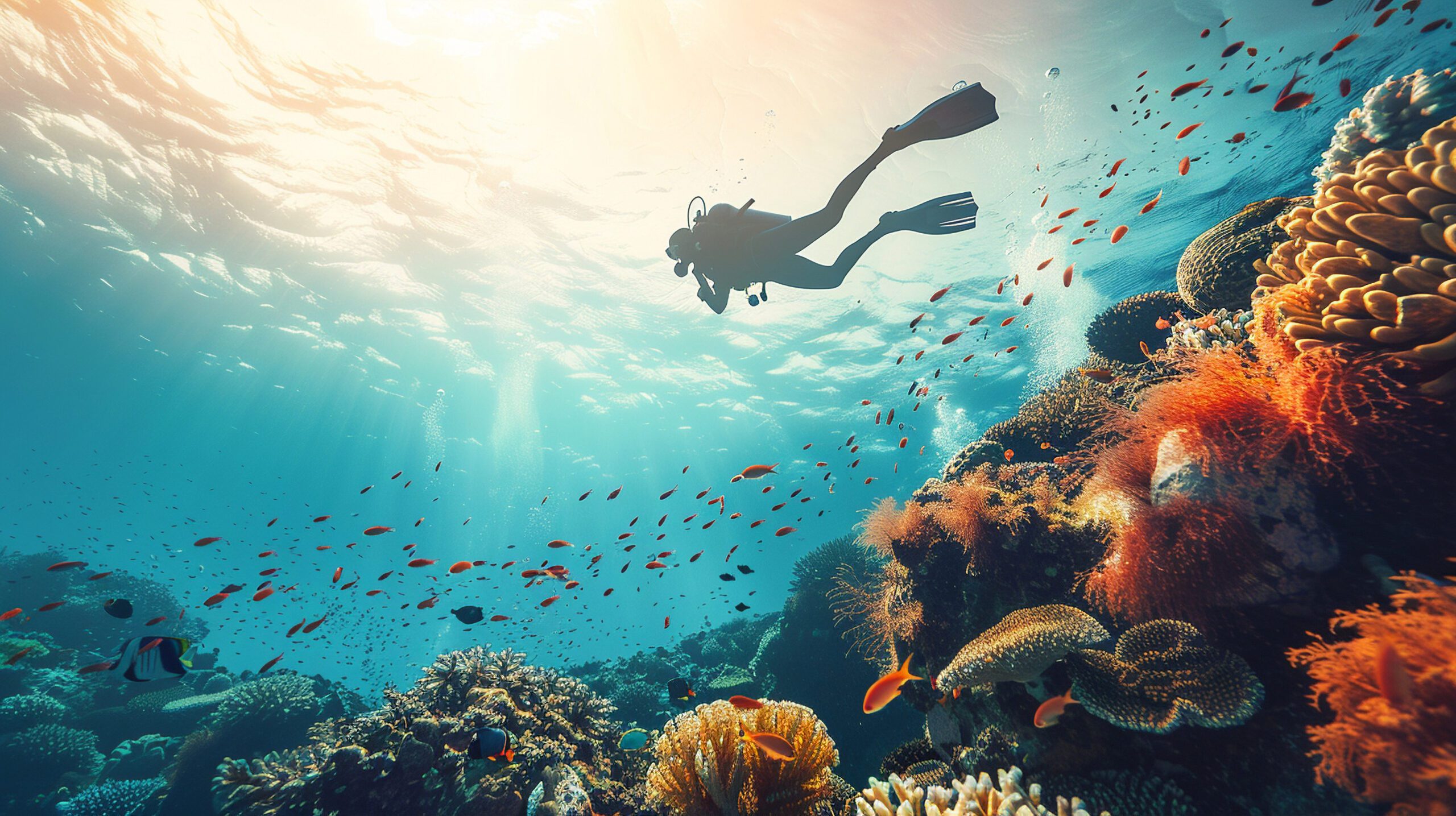 scuba-diver-surrounded-by-beautiful-underwater-nature